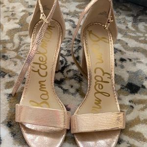 Sam Edelman rose gold heels
